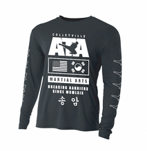 Load image into Gallery viewer, BREAKING BARRIERS LS Performance Tee in Black
