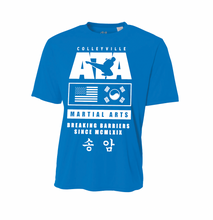 Load image into Gallery viewer, BREAKING BARRIERS SS Performance Tee in Blue
