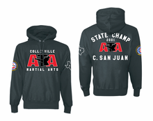 Load image into Gallery viewer, STATE CHAMP Pullover Hoodie by Champion in Black