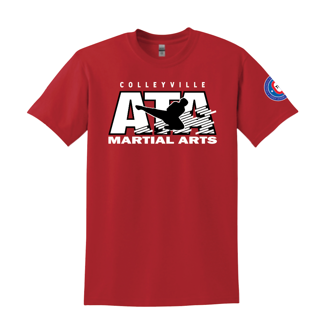 TRAINING GROUND SS Tee in Red – Colleyville ATA Shop